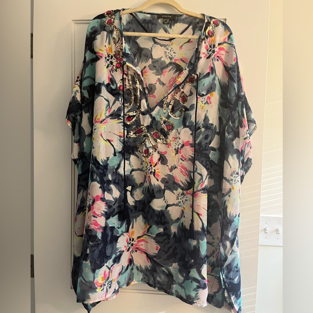 Swimsuit cover up! Never worn, perfect condition, sequin detailing around neck!